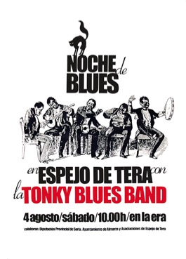 Cartel 2001 - Tonky Blues Band - Espejo de Tera